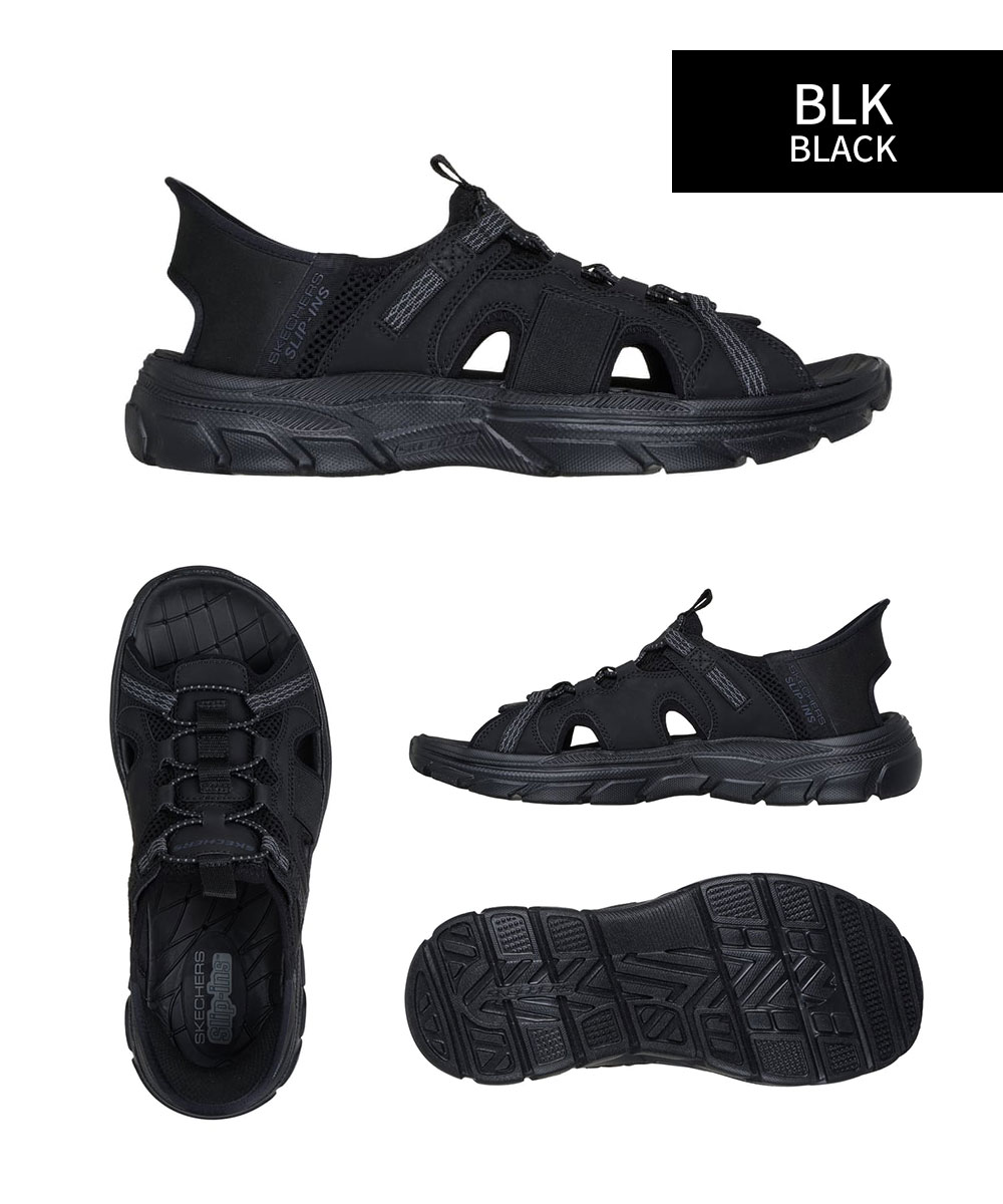 スケッチャーズ 靴 シューズ サンダル ブラック ブラウン REVOLTED SS