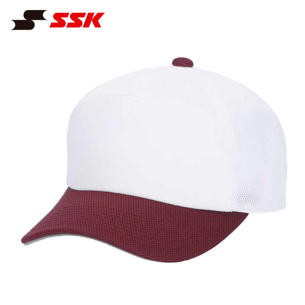 エスエスケイ（SSK） 野球 帽子 メンズ 練習 キャップ 六方 ベース