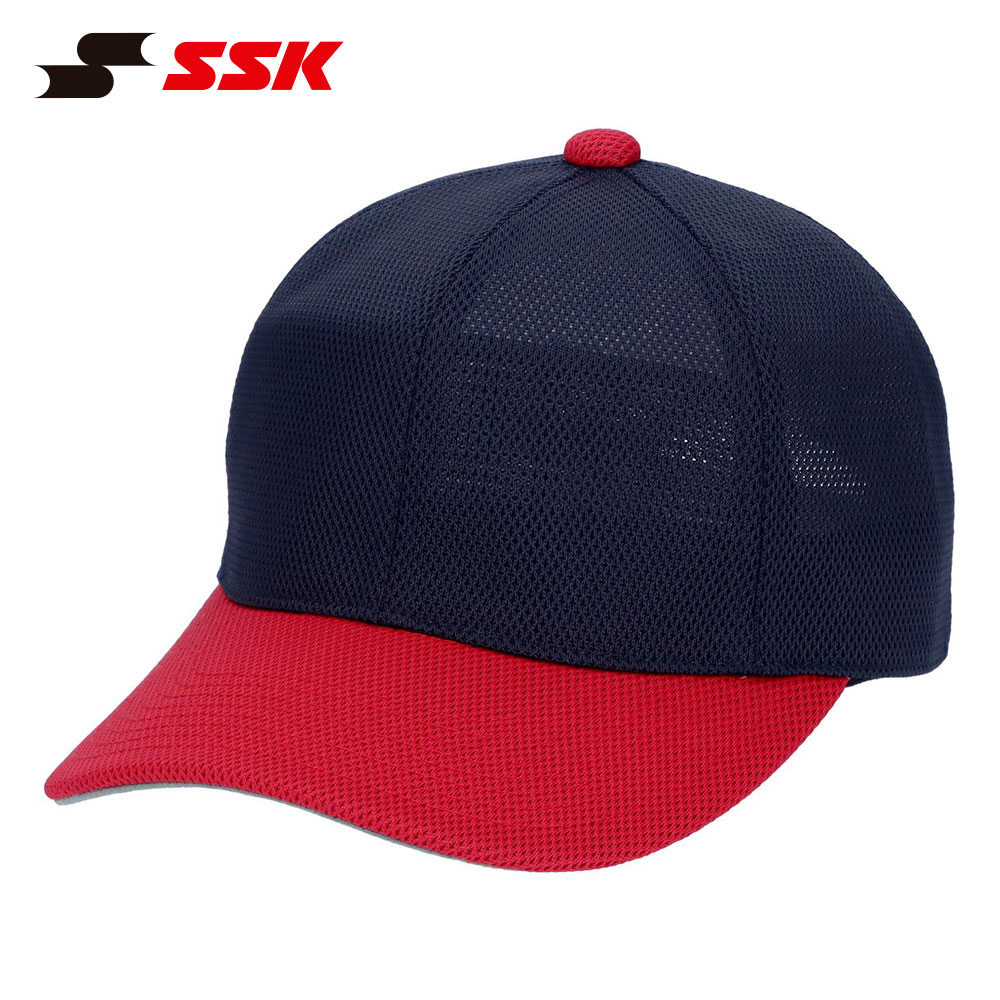 エスエスケイ（SSK） 野球 帽子 ジュニア 練習 キャップ 六方 ベース