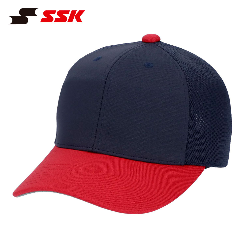 エスエスケイ（SSK） 野球 帽子 メンズ 練習 キャップ 六方 ベース