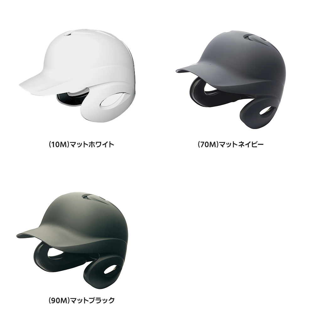 エスエスケイ（SSK） 野球 硬式野球 ヘルメット 両耳 打者用 艶消し