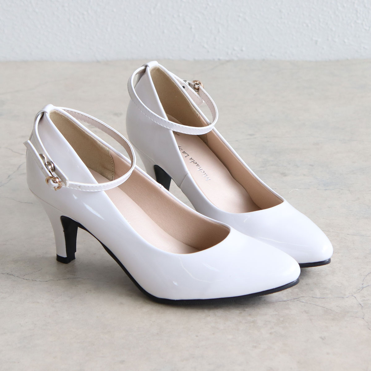 パンプス ストラップ 取り付け 3way 歩きやすい 走れる レディース