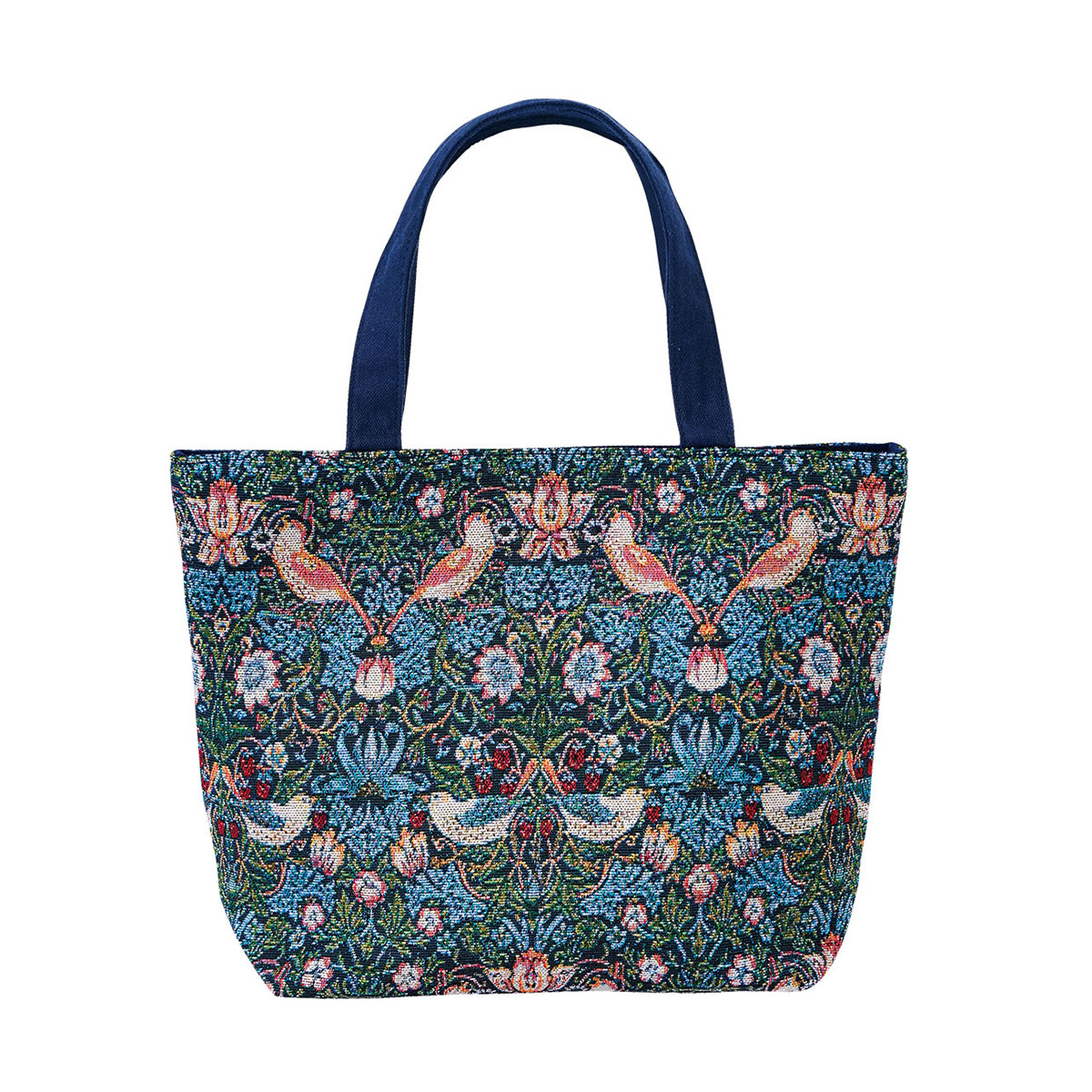 ウィリアムモリス いちご泥棒 レディース 軽量 小さめ ハンドバッグ