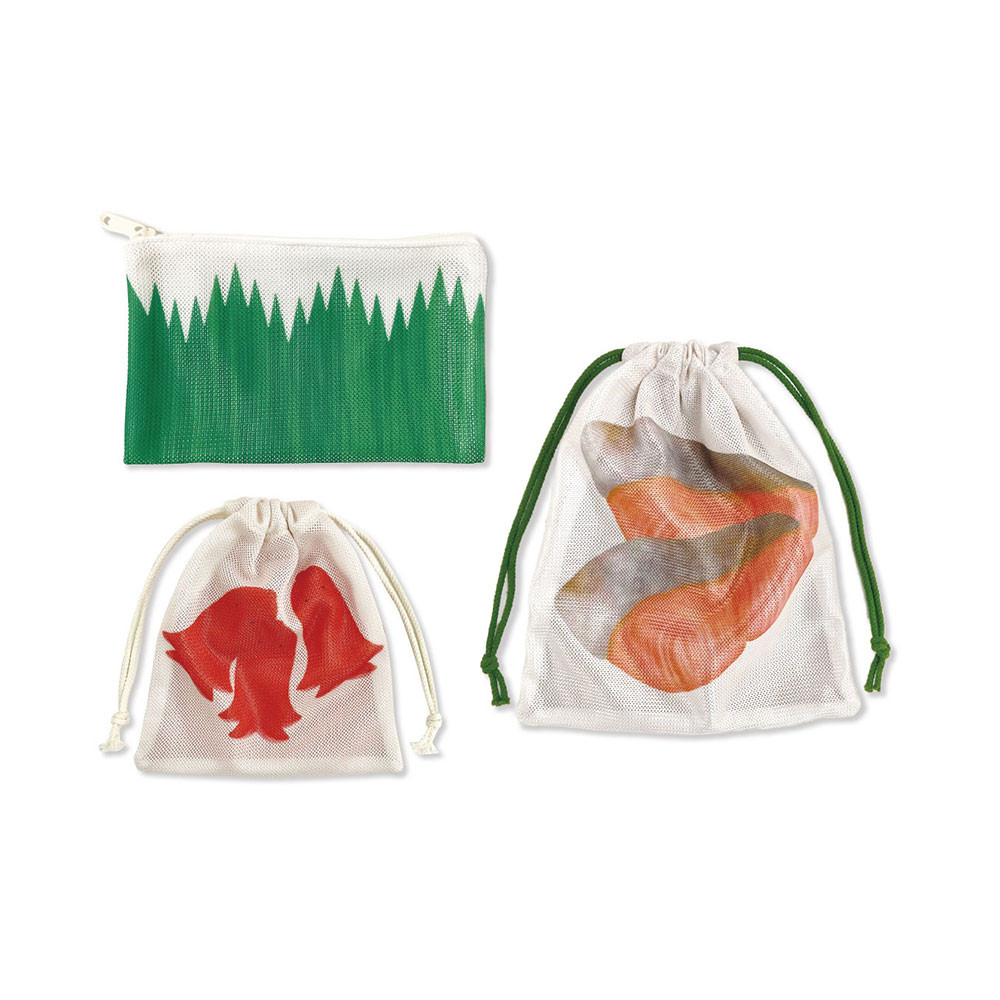 パイン・クリエイト 巾着袋 3点セット トラベルポーチ 旅行 入院 小物