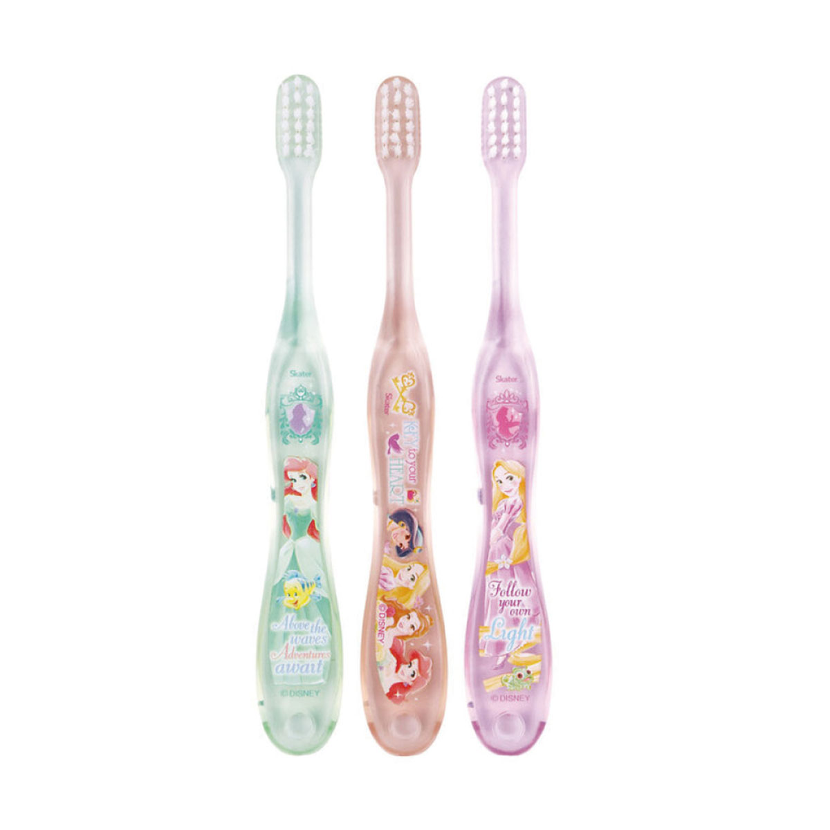 スケーター 歯ブラシ 子供用 3本 セット 3〜5才 キャップ付き やわらか