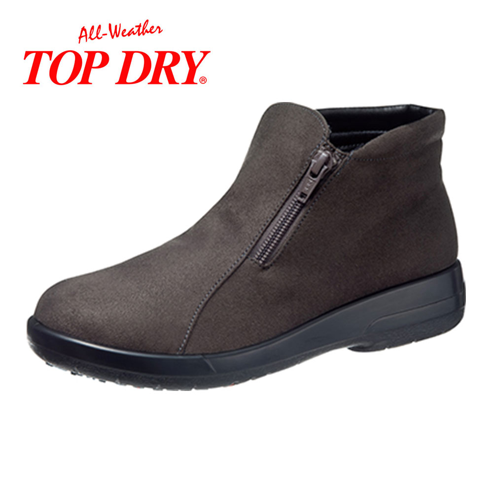 TOP DRY ショートブーツ 防水 レディース 防滑 撥水 3E ゴアテックス