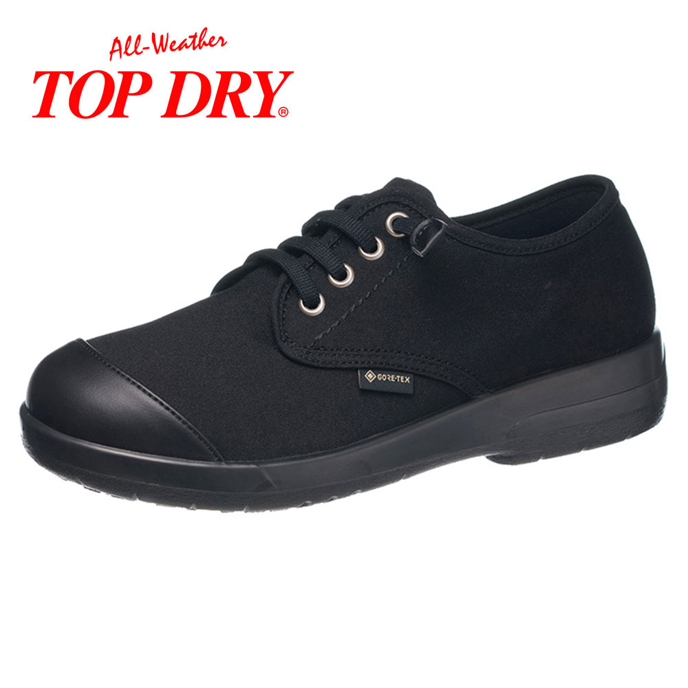 TOP DRY スニーカー レディース 防水 防滑 レインシューズ 撥水 3E