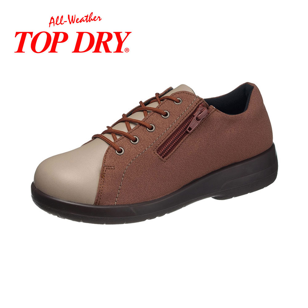 シューズ T TOP DRY レインシューズ レディース スニーカー 防水 防滑 サイド