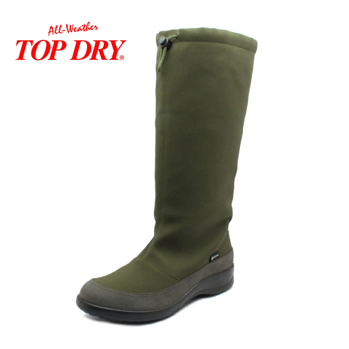 TOP DRY ブーツ レディース 防水 幅広 ゴアテックス ロング アウトドア