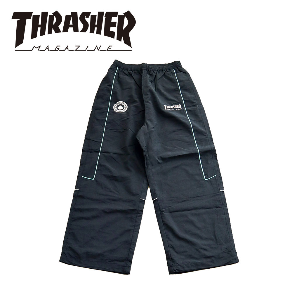 THRASHER（スラッシャー） ナイロンパンツ 裏メッシュ イージーパンツ