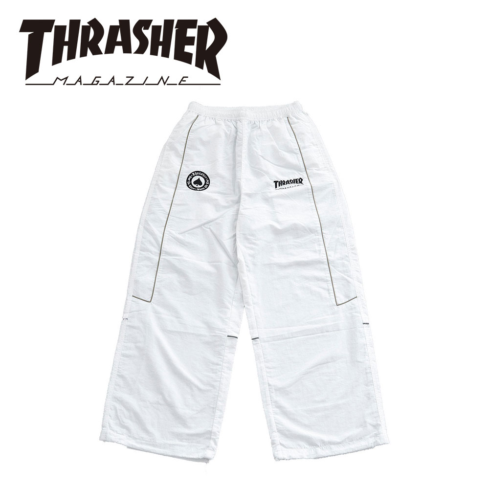 THRASHER（スラッシャー） ナイロンパンツ 裏メッシュ イージーパンツ