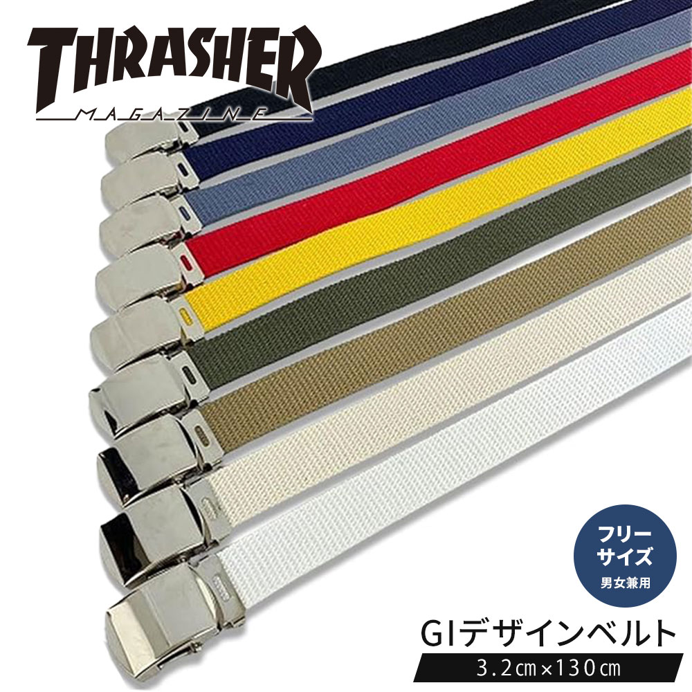 THRASHER（スラッシャー） ガチャ ベルト GI メンズ レディース
