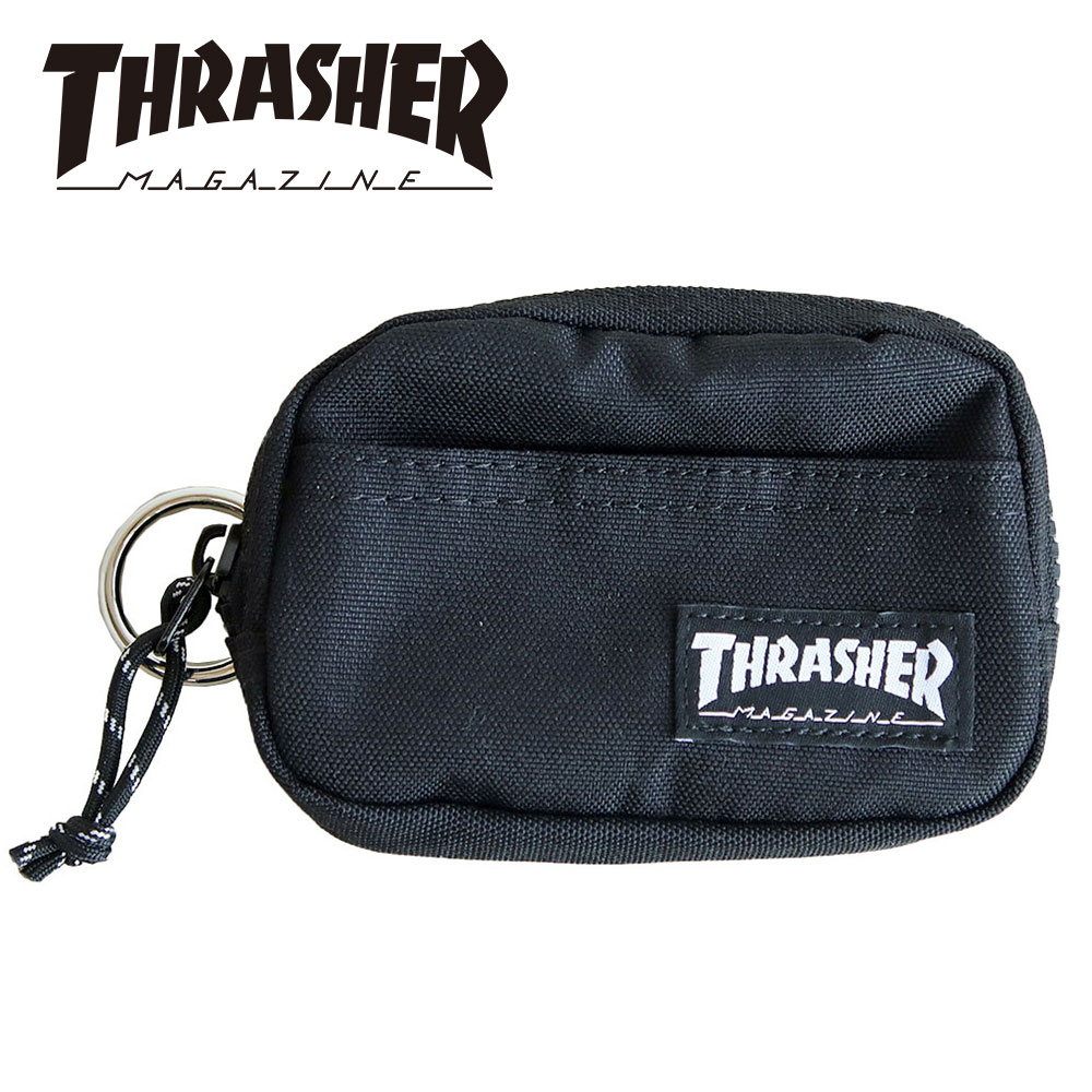 THRASHER（スラッシャー） ポーチ ケース フック 小さめ ミニ ポケット