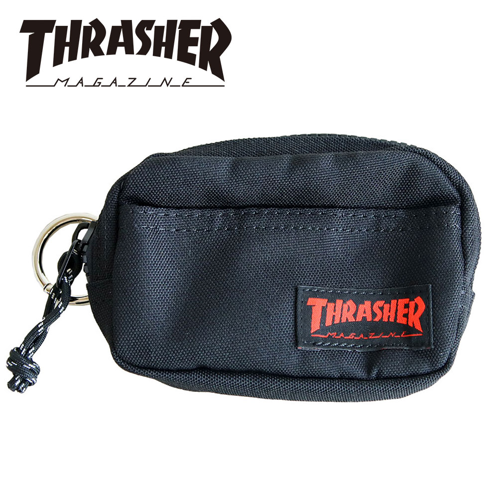 THRASHER（スラッシャー） ポーチ ケース フック 小さめ ミニ ポケット