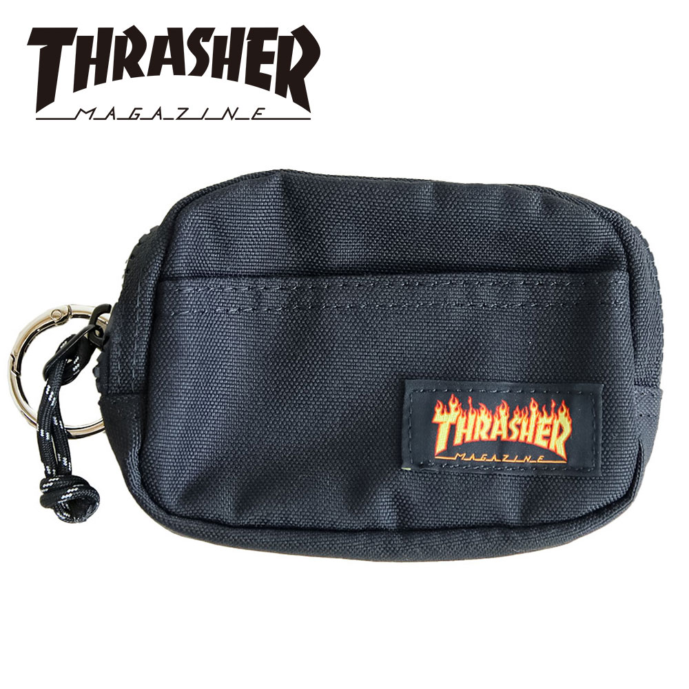 THRASHER（スラッシャー） ポーチ ケース フック 小さめ ミニ ポケット