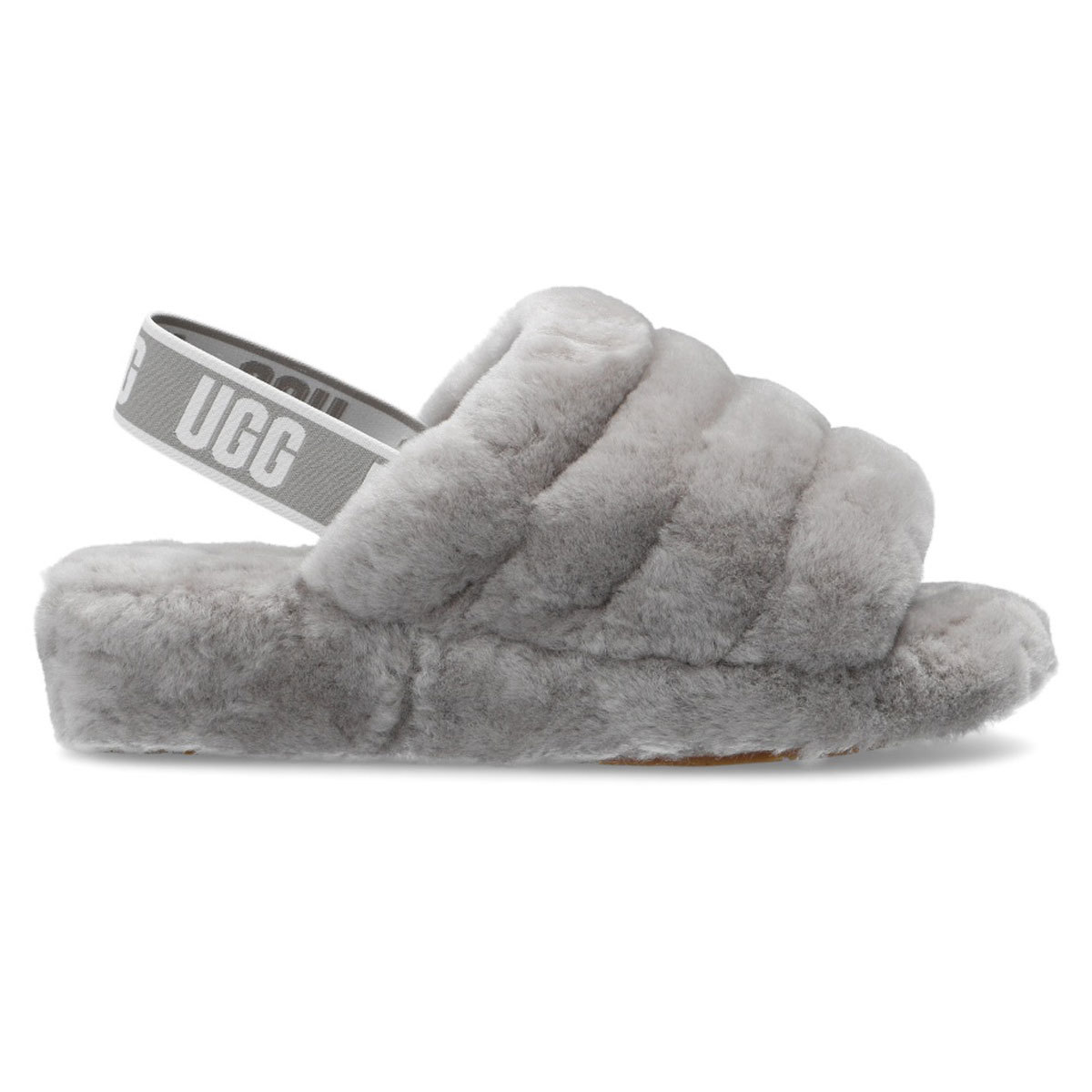アグ サンダル ムートン フラッフ イヤー スライド レディース モコモコ サンダル かわいい 暖かい 秋冬 本革 防寒 保温 Ugg 黒 ブラック グレー S Mart Paypayモール店 通販 Paypayモール