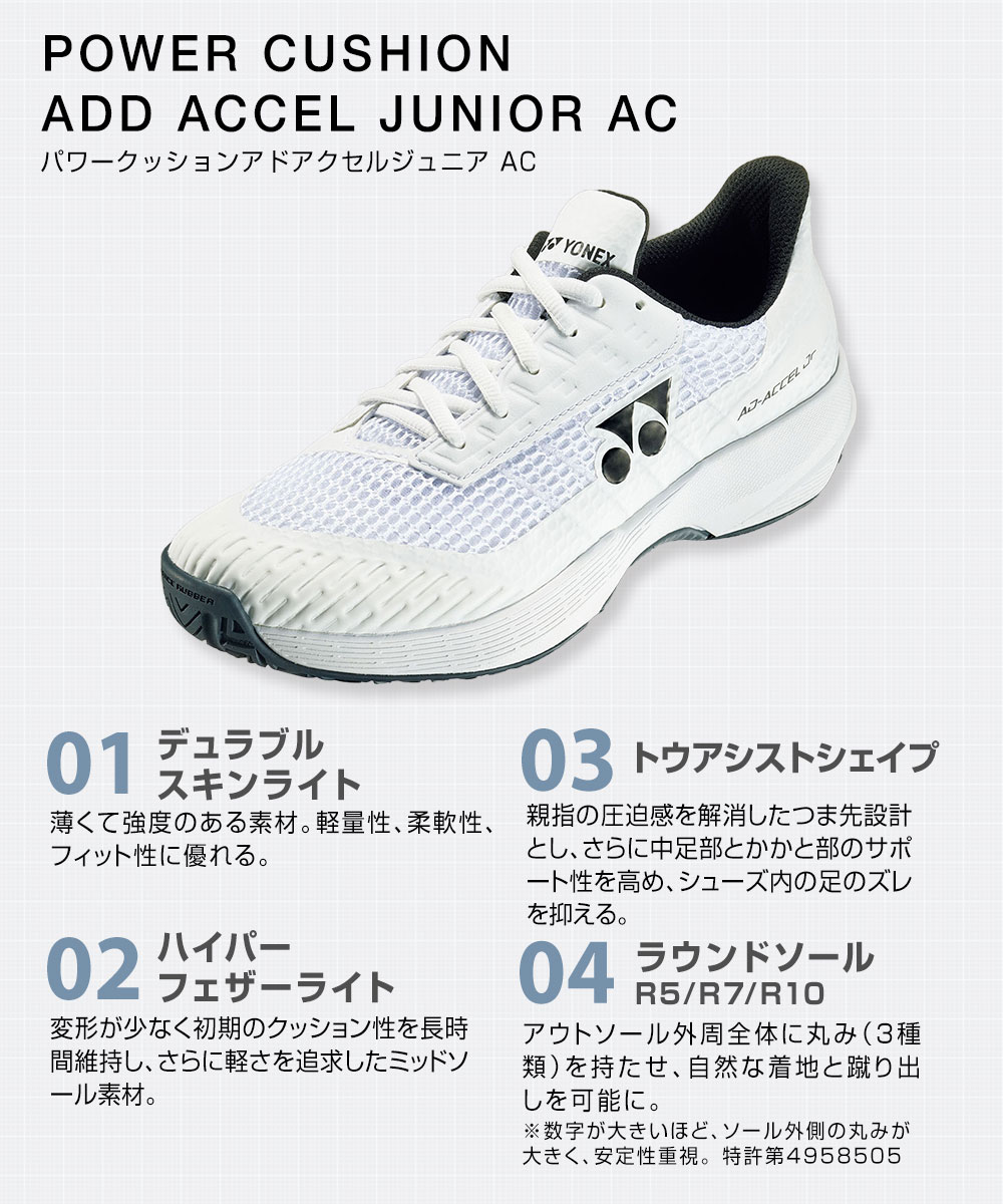 YONEX ヨネックス テニス シューズ ジュニア オールコート 女子