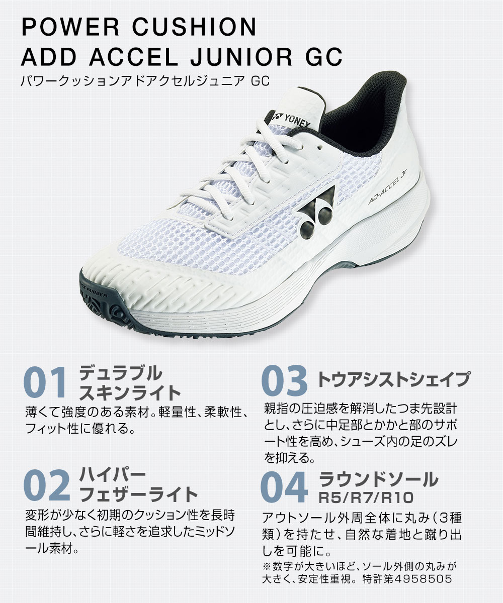 YONEX（ヨネックス） テニス シューズ ジュニア クレー 砂入り人工芝