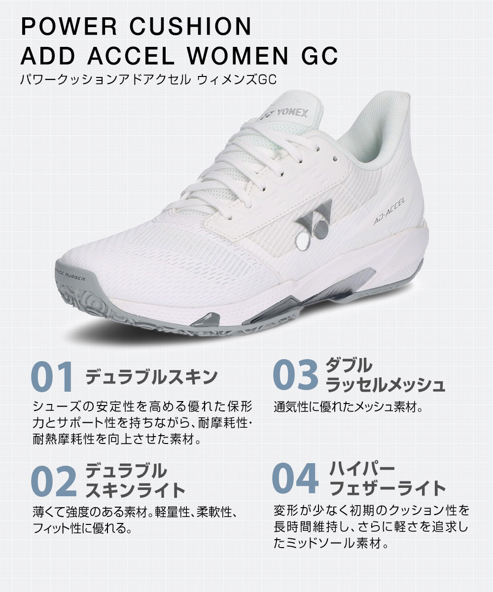 YONEX（ヨネックス） テニス シューズ レディース クレー 砂入り人工芝