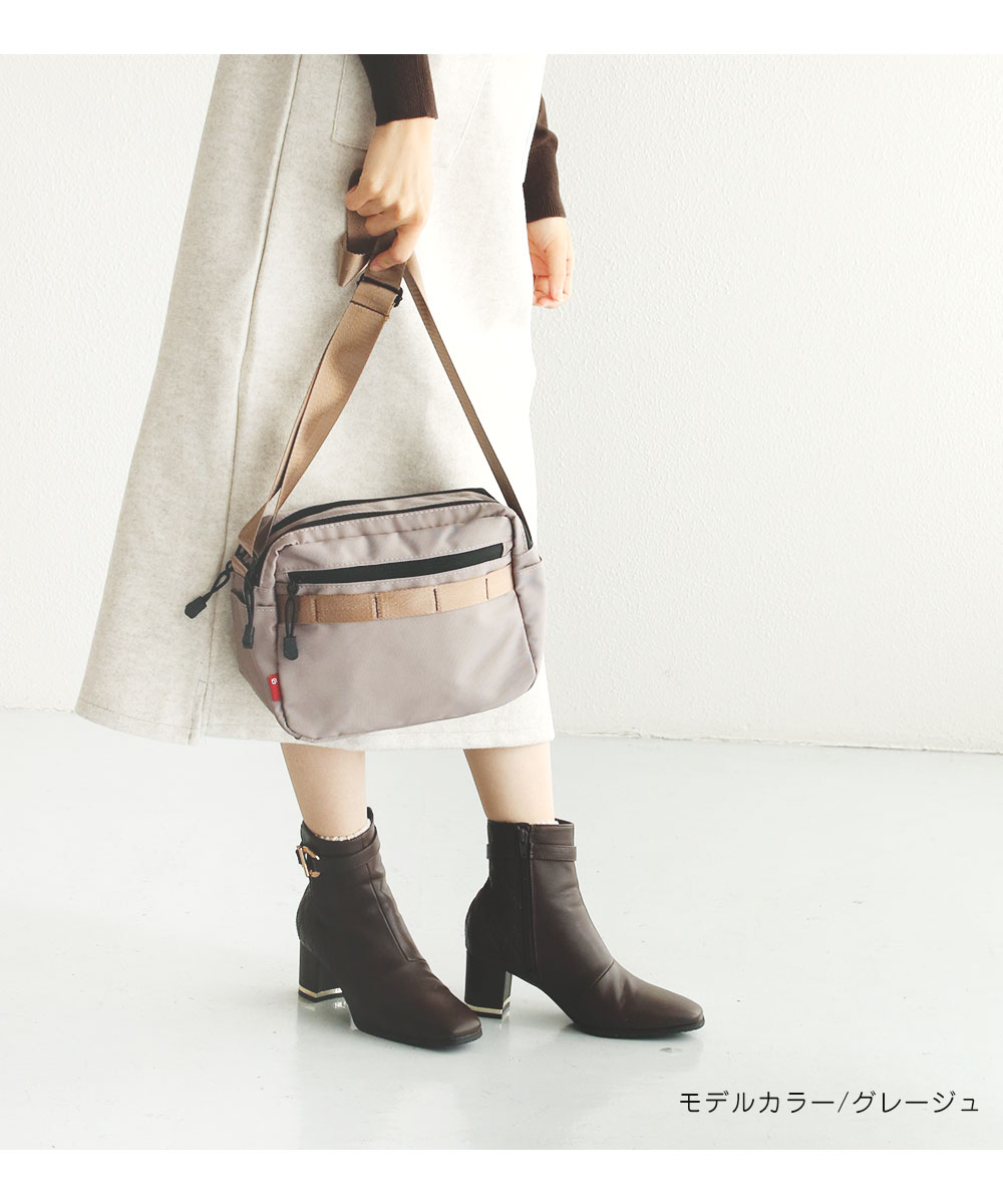 ショルダーバッグ レディース 肩掛け 大人 軽量 ファスナー おしゃれ