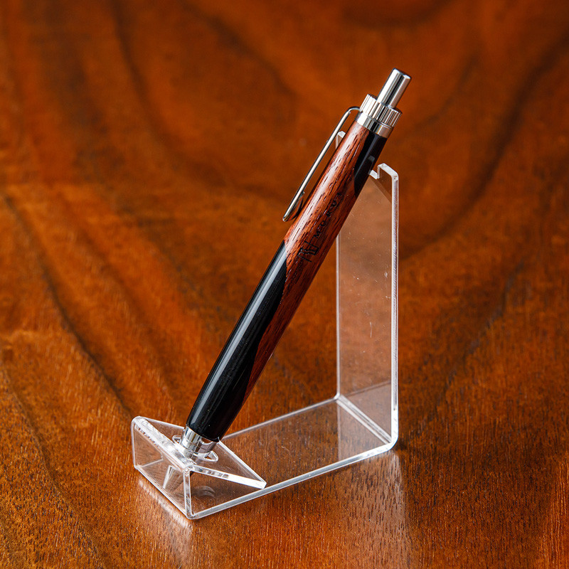 ウッドレジンペン 花梨×Black G2規格 木軸ペン ボールペン 文房具