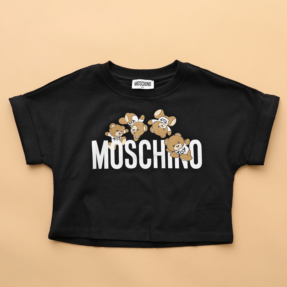 MOSCHINO KIDS モスキーノ キッズ 半袖Tシャツ HDM068 LBA00 ガールズ ボ...