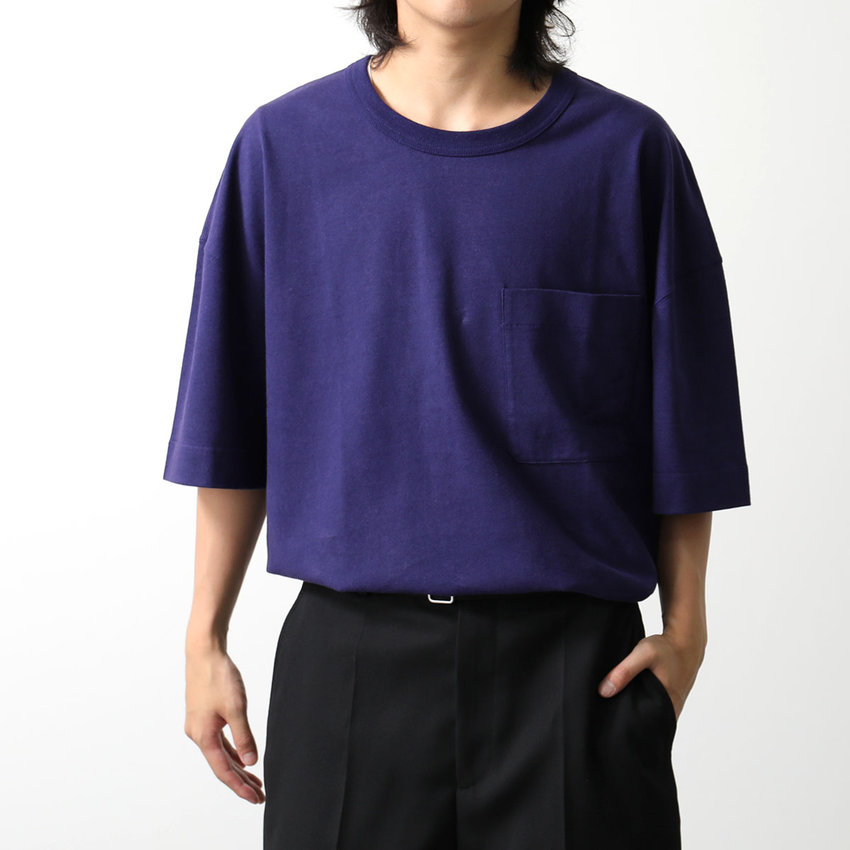 Lemaire ルメール Tシャツ TO1165 LJ1010 メンズ 半袖 クルーネック カットソ...