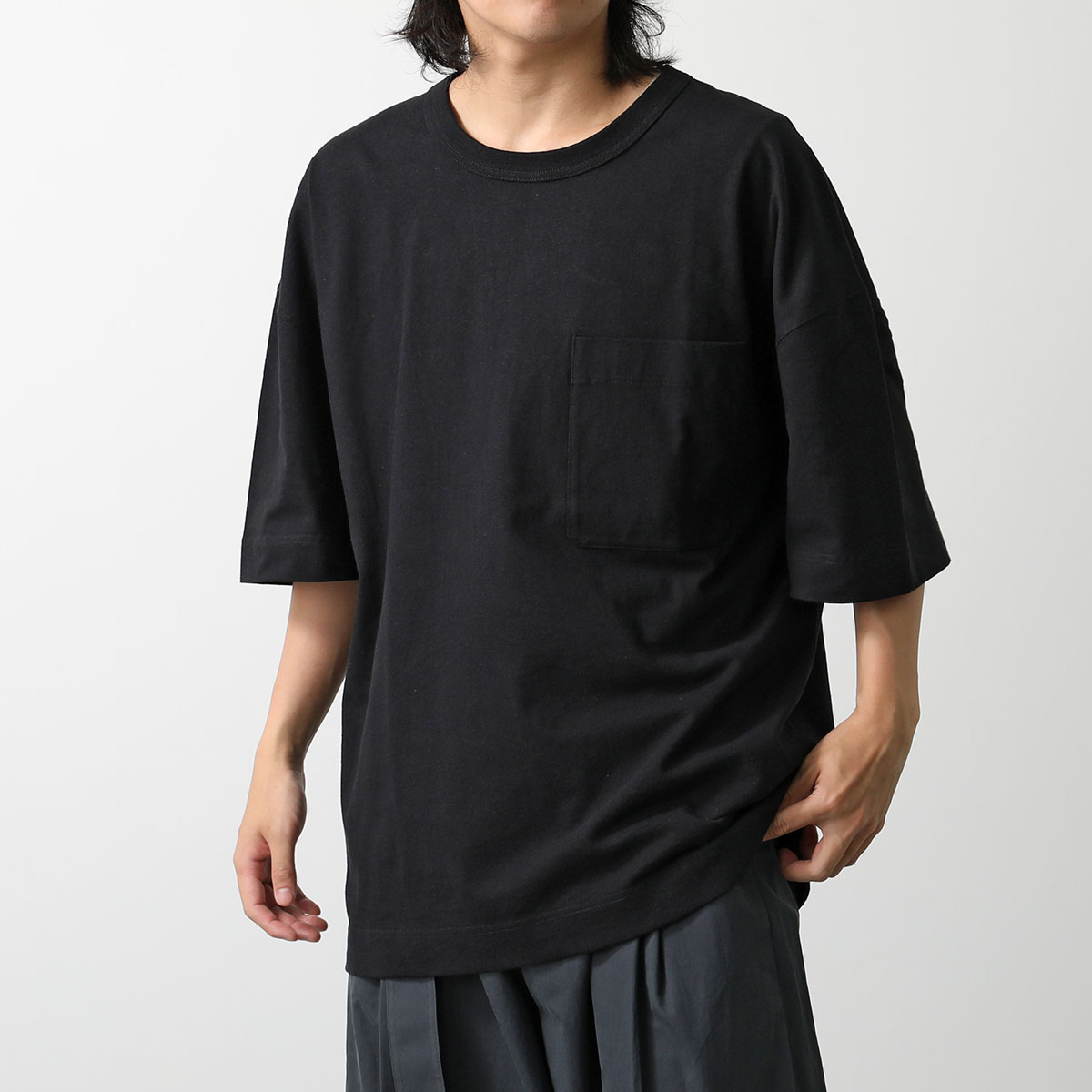 Lemaire ルメール Tシャツ TO1165 LJ1010 メンズ 半袖 クルーネック カットソ...