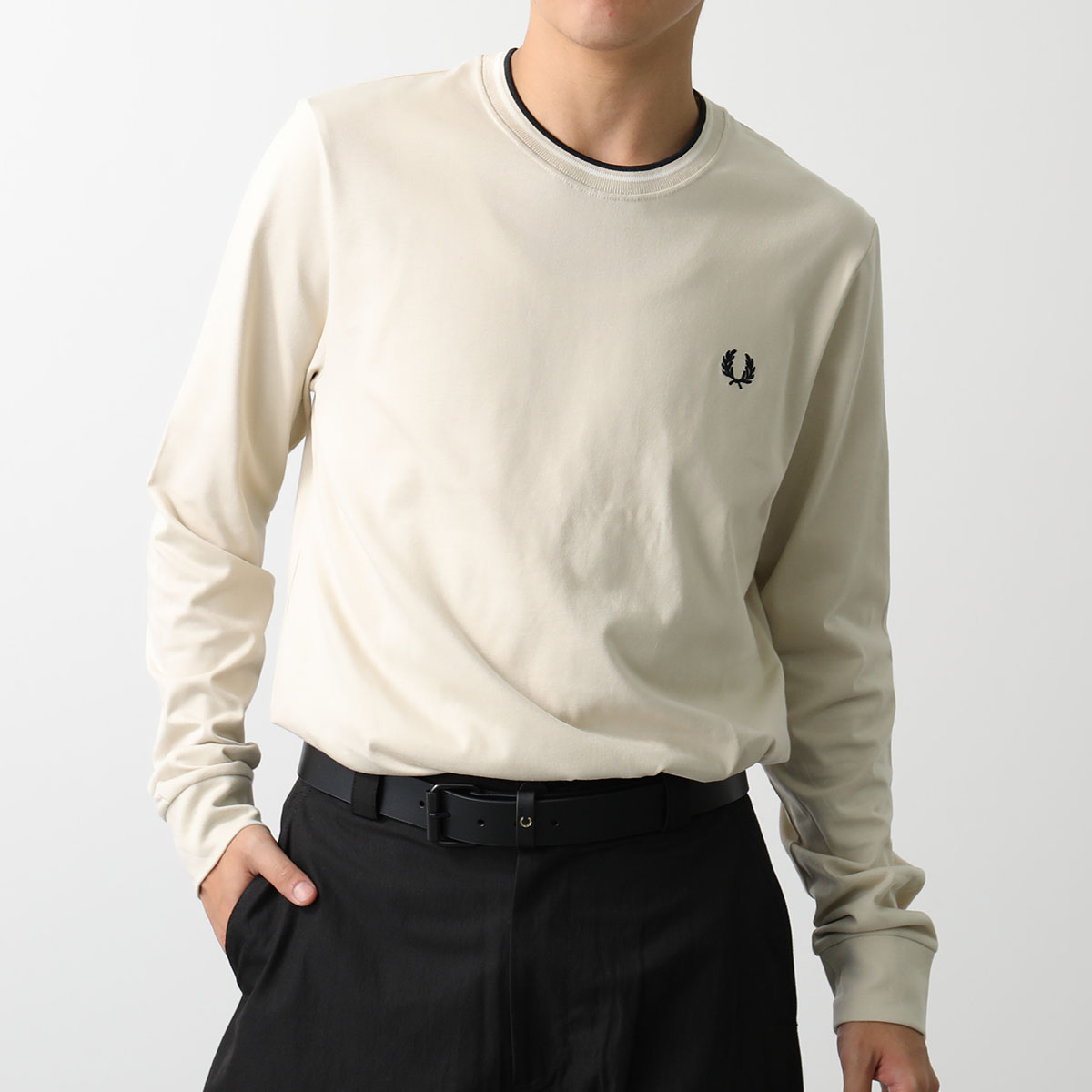 FRED PERRY フレッドペリー Tシャツ Twin Tipped Long Sleeve T-...