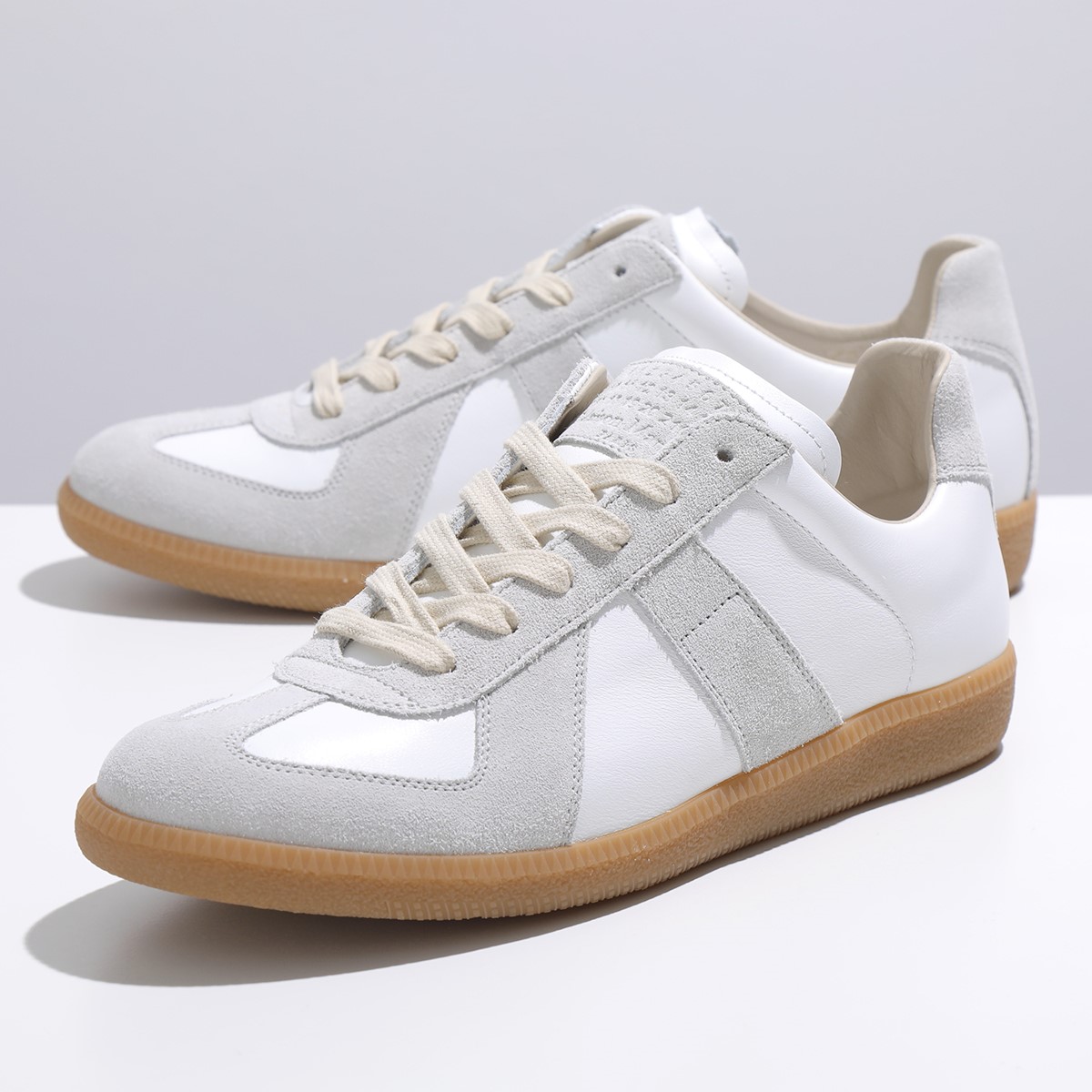 MAISON MARGIELA マルジェラ 22 スニーカー Replica レプリカ S57WS0236 P1895 メンズ レザーコンビ ローカット ジャーマントレーナー シューズ 靴 101｜s-musee｜02