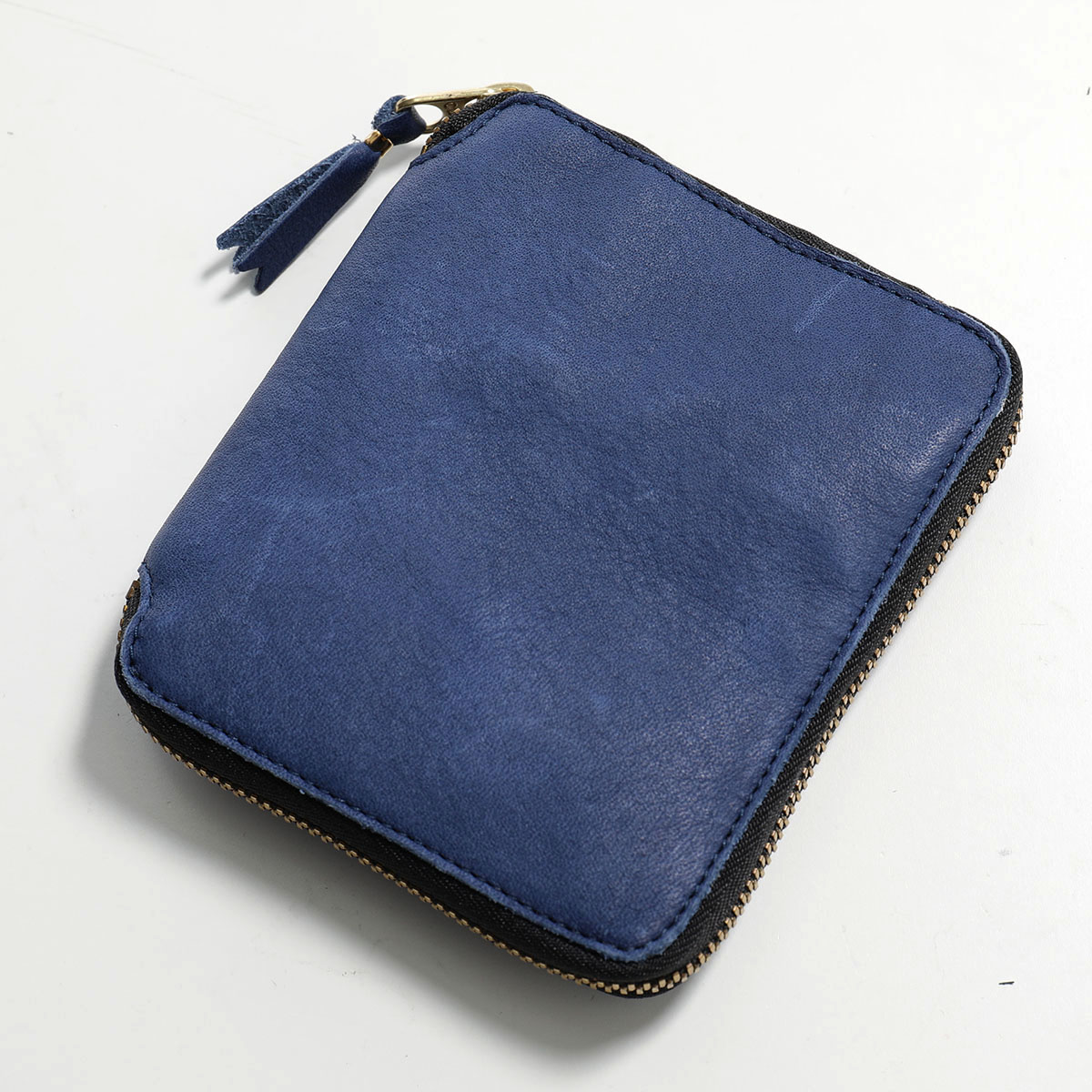 COMME des GARCONS コムデギャルソン 二つ折り財布 WASHED WALLET SA2100WW メンズ ラウンドファスナー 小銭入れあり レザー カラー4色｜s-musee｜05