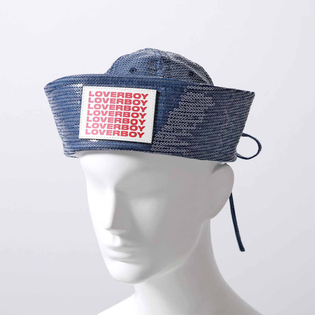 CHARLES JEFFREY LOVERBOY チャールズジェフリーラバーボーイ セーラーハット SAILOR HAT 044131004 メンズ  ロゴ デニム スパンコール 帽子 SEQUIN-DENIM : 2405m72673 : インポートセレクトmusee - 通販 -  Yahoo!ショッピング