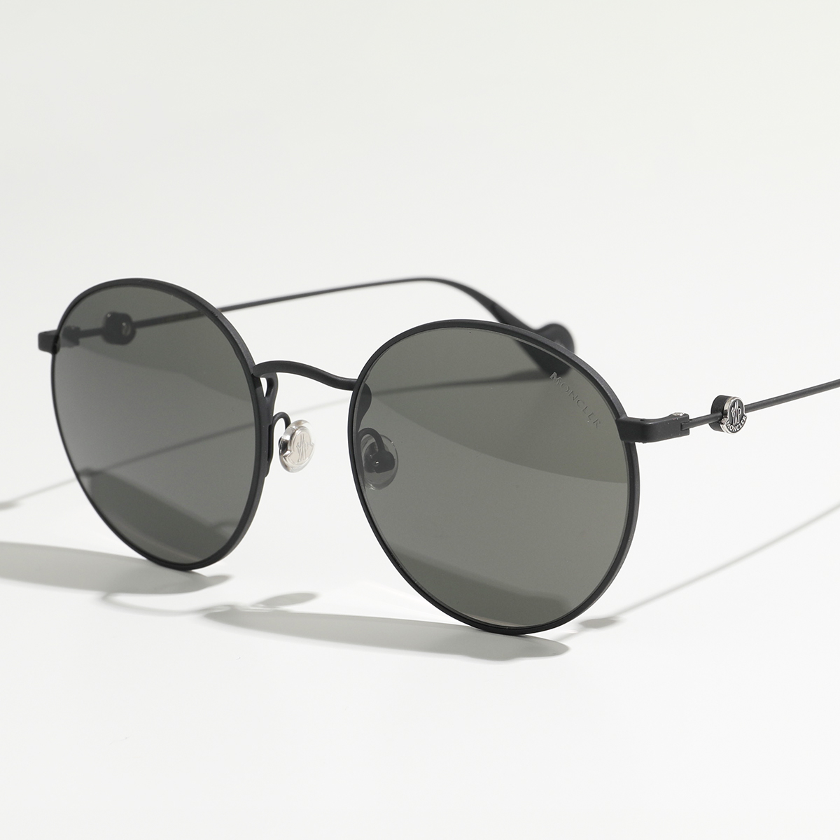 MONCLER モンクレール サングラス ML0155K メンズ ラウンド型 カラーレンズ ロゴ メガネ 眼鏡 アイウェア 02A｜s-musee｜02