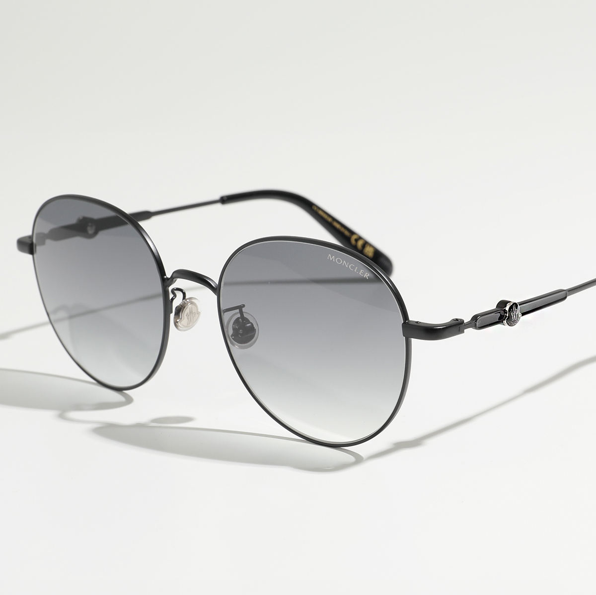 MONCLER モンクレール サングラス ML0233K メンズ ラウンド型 カラーレンズ ロゴ メガネ 眼鏡 アイウェア 02B｜s-musee｜02