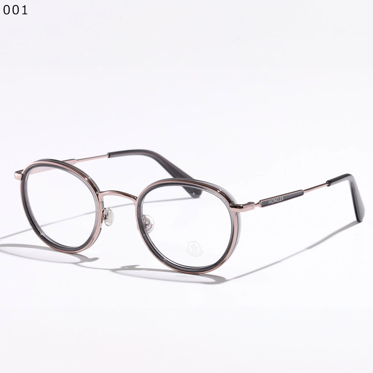 MONCLER モンクレール メガネ ML5153 メンズ ボストン型 めがね 眼鏡 ロゴ アイウェ...