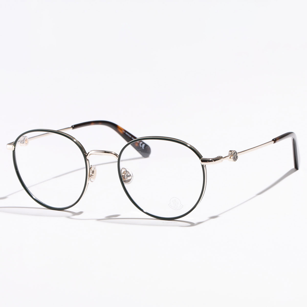 MONCLER モンクレール メガネ ML5135 メンズ ウェリントン型 めがね 眼鏡 ロゴ アイ...