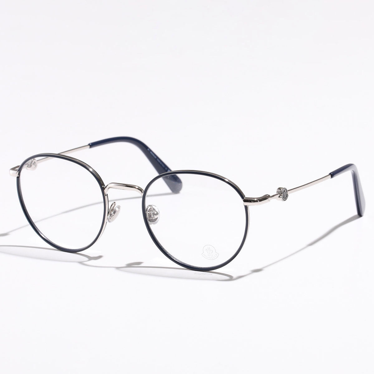 MONCLER モンクレール メガネ ML5135 メンズ ウェリントン型 めがね 眼鏡 ロゴ アイ...