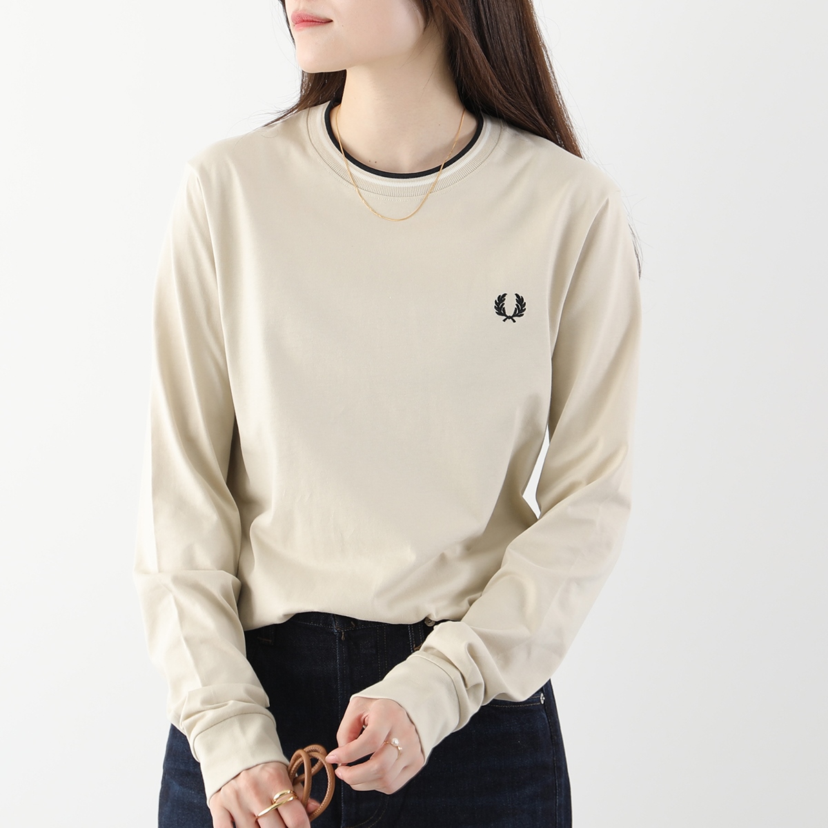 FRED PERRY Tシャツ Twin Tipped Long Sleeve T-Shirt M9...