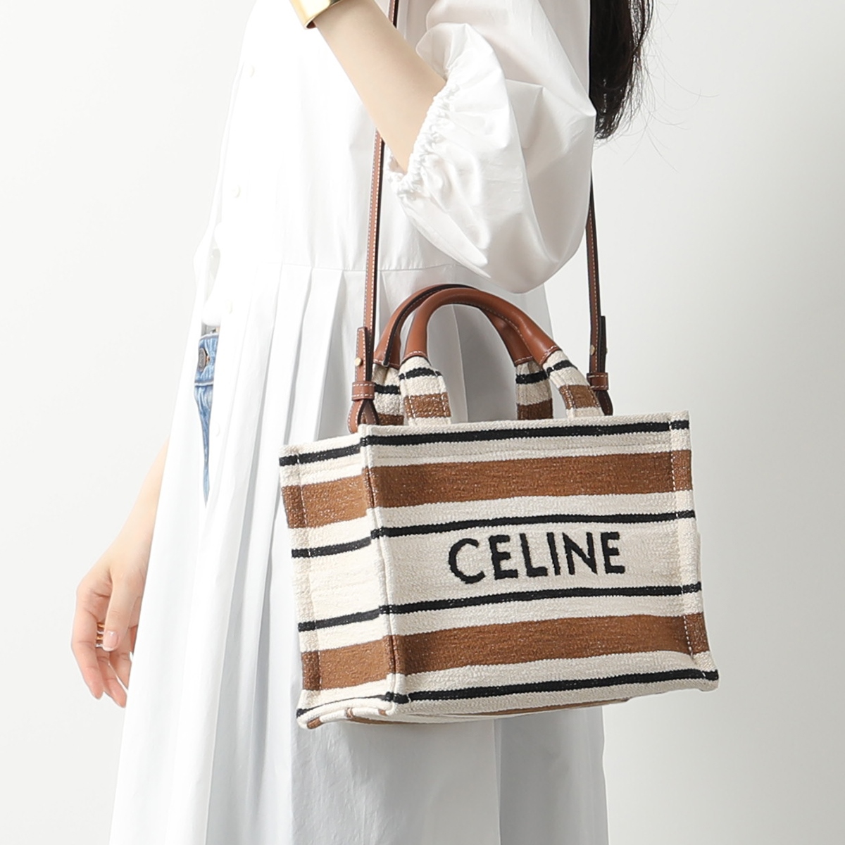 CELINE ハンドバッグ Small Cabas スモール カバ タイス 199162FO2.14...