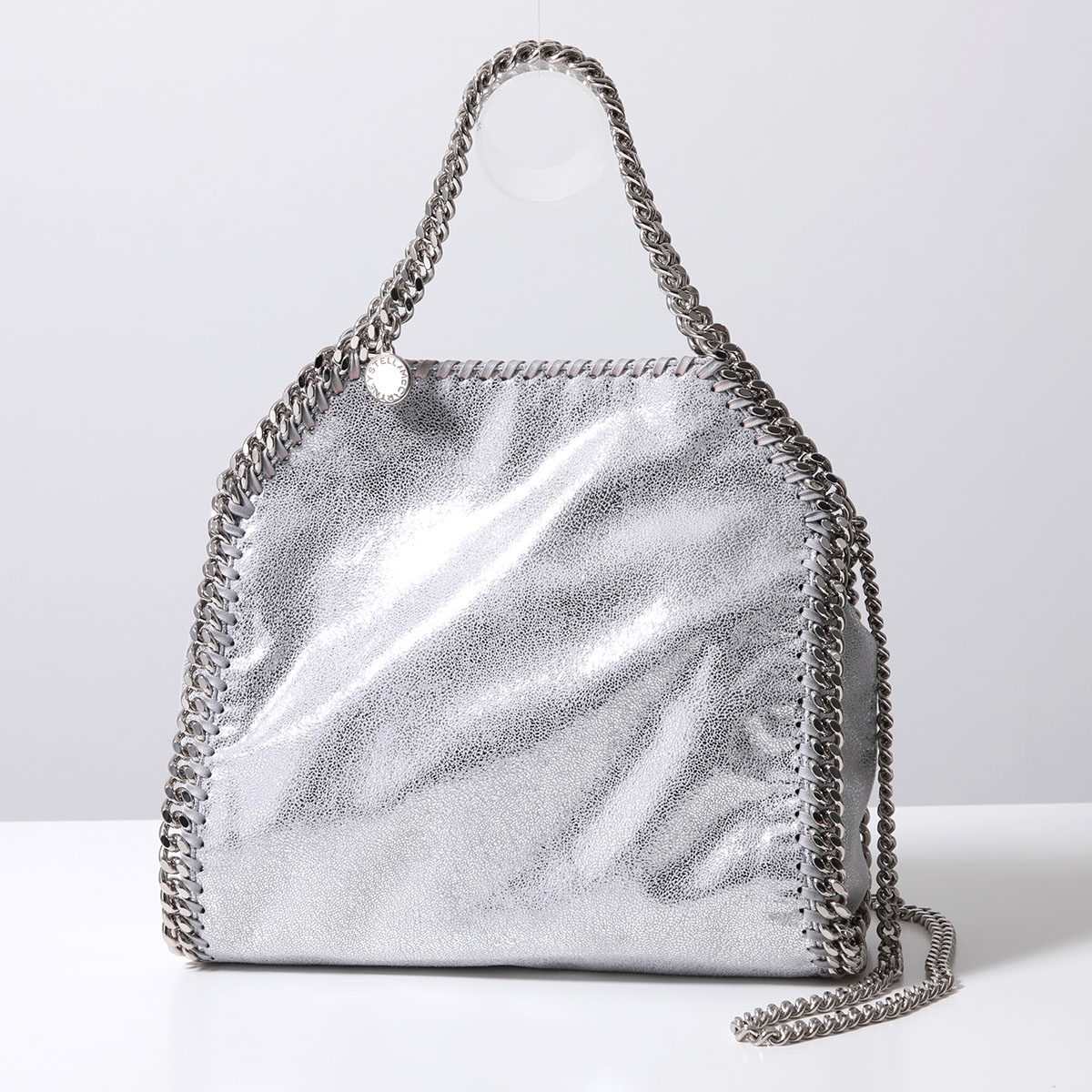 STELLA McCARTNEY ステラマッカートニー ハンドバッグ Falabella MINI TOTE ファラベラ ミニトート 371223 WP0301 レディース 鞄 8101/SILVER｜s-musee｜02