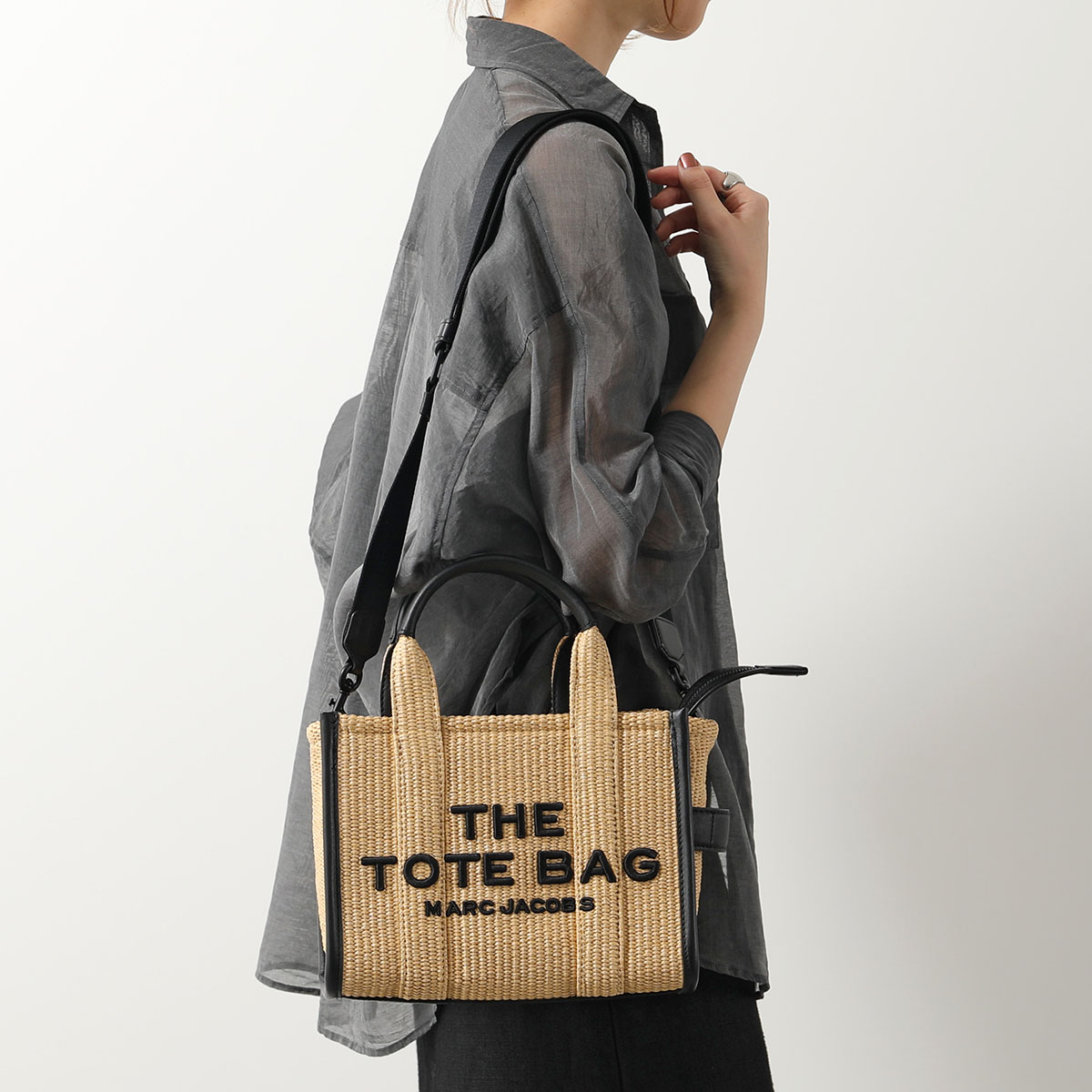 MARC JACOBS マークジェイコブス トートバッグ THE WOVEN TOTE BAG SM...