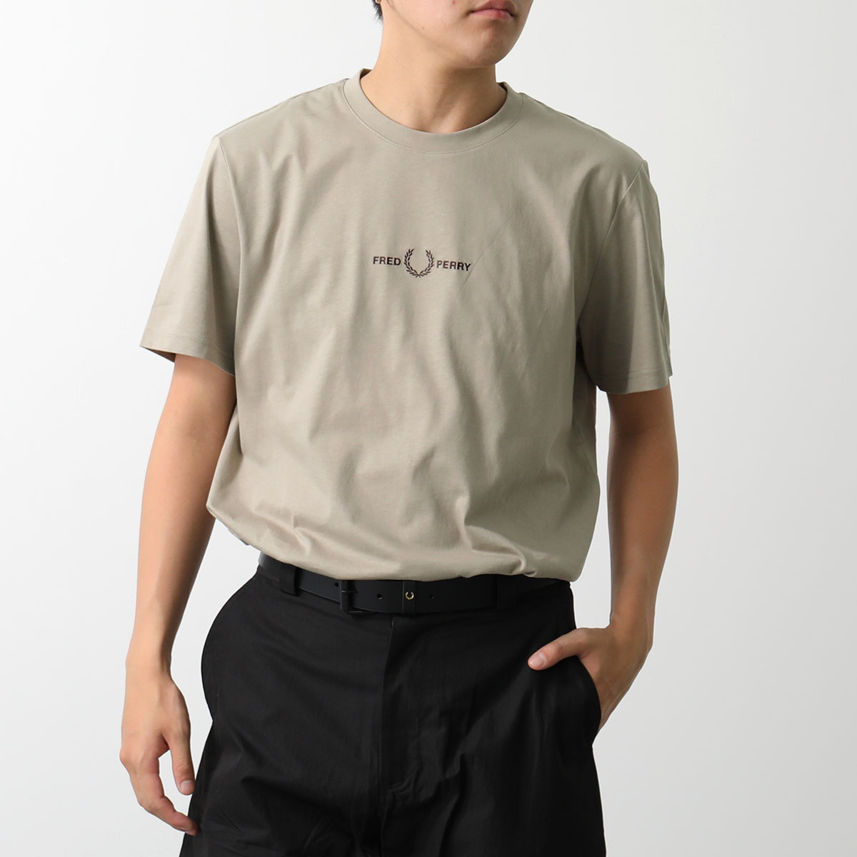FRED PERRY Tシャツ EMBROIDERED T-SHIRT M4580 レディース ロゴ...