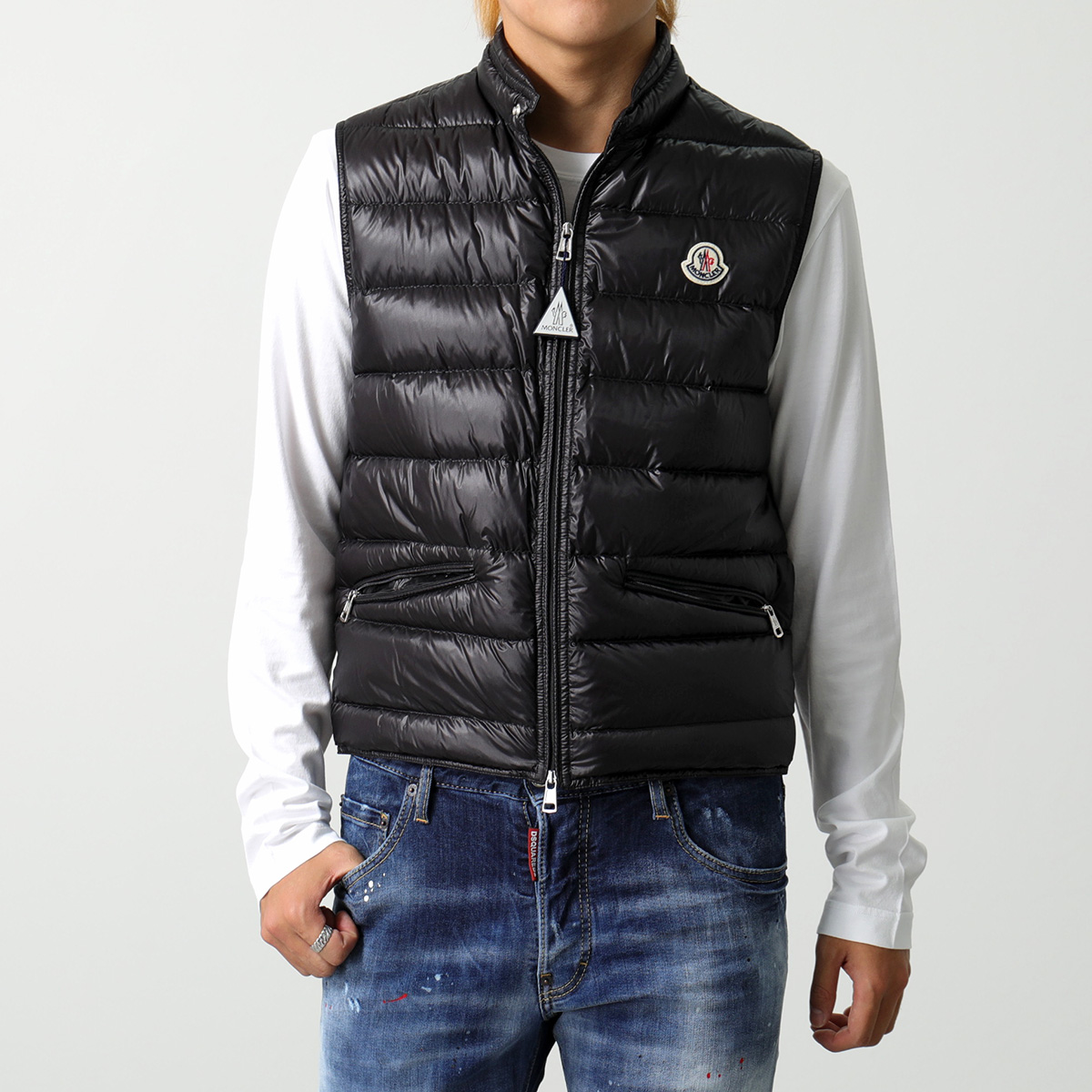 MONCLER モンクレール GUI ギー 1A10700 53029 ナイロン ダウンベスト 