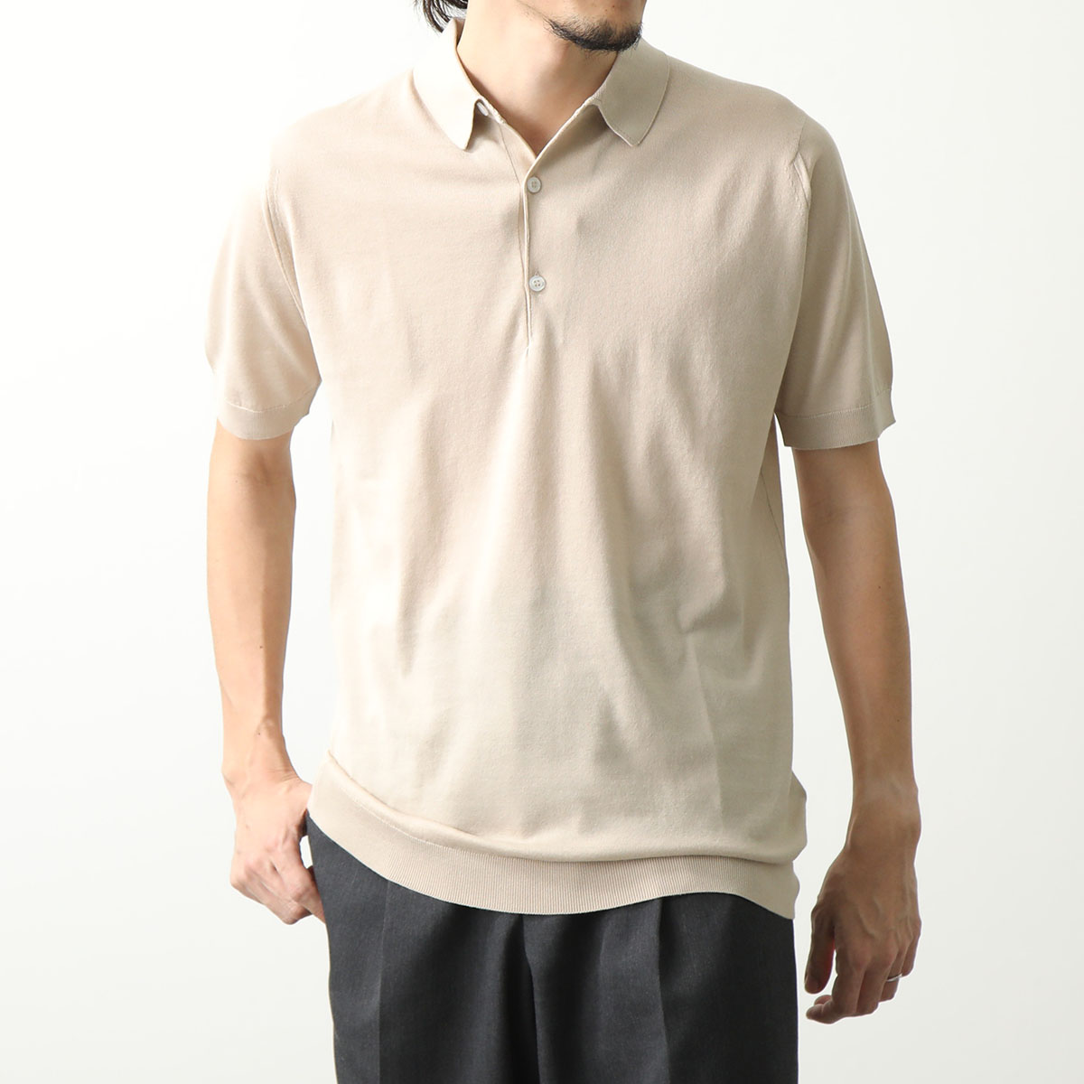 JOHN SMEDLEY ジョンスメドレー ポロシャツ ADRIAN エイドリアン STANDARD FIT メンズ 半袖 ニット セーター  シーアイランドコットン カラー10色