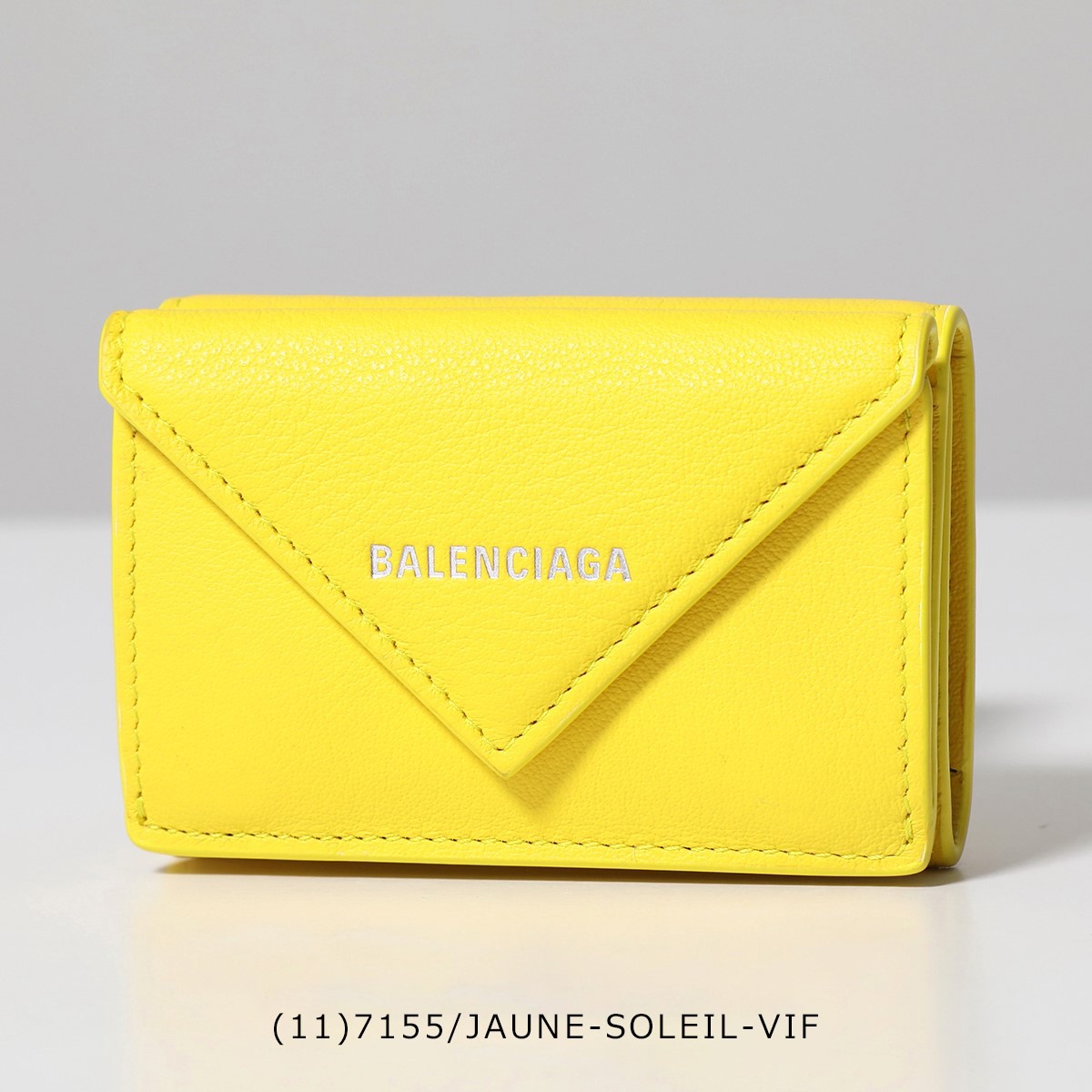 BALENCIAGA バレンシアガ 三つ折り財布 PAPER ZA MINI WALLET ペーパーミニウォレット 391446 DLQ0N 18D3N DLRBN レディース レザー ミニ財布 カラー15色｜s-musee｜12