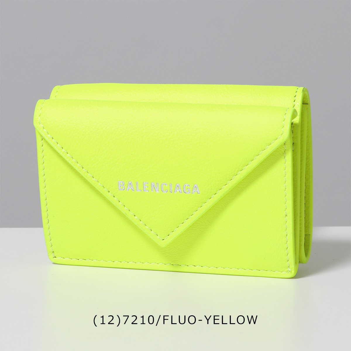 BALENCIAGA バレンシアガ 三つ折り財布 PAPER ZA MINI WALLET ペーパーミニウォレット 391446 DLQ0N 18D3N DLRBN レディース レザー ミニ財布 カラー15色｜s-musee｜13