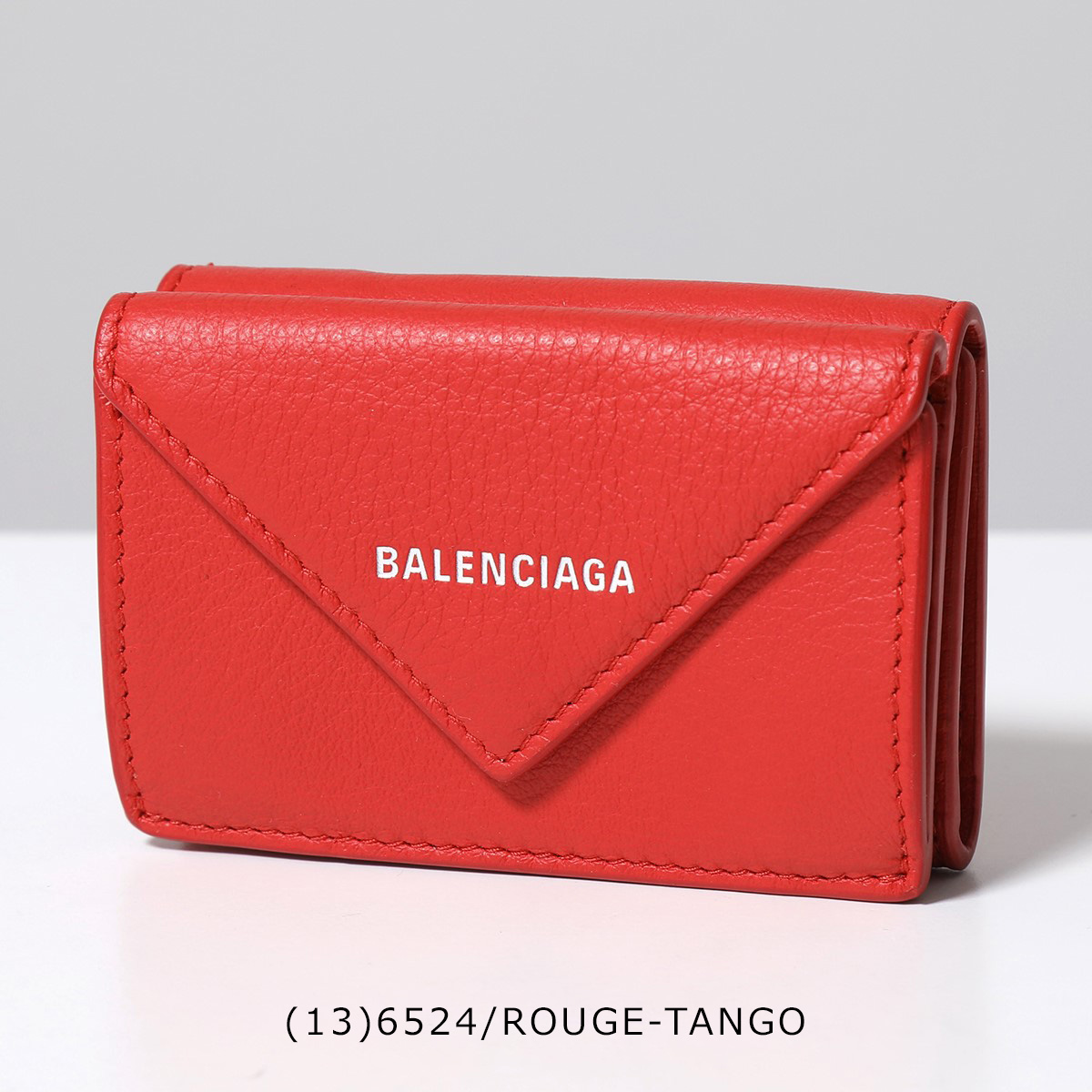 ☆人気☆【BALENCIAGA】☆レザー ミニウォレット 3つ折り☆-