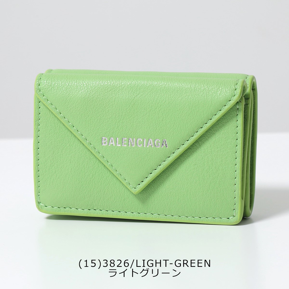 BALENCIAGA バレンシアガ 三つ折り財布 PAPER ZA MINI WALLET ペーパーミニウォレット 391446 DLQ0N 18D3N DLRBN レディース レザー ミニ財布 カラー15色｜s-musee｜16