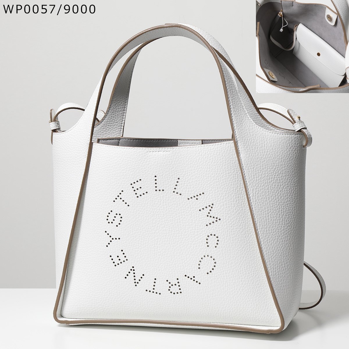 STELLA McCARTNEY ステラマッカートニー トートバッグ LOGO ステラロゴ CROSSBODY BAG 513860 W8542 WP0057 レディース ポーチ付き 鞄 カラー10色｜s-musee｜06