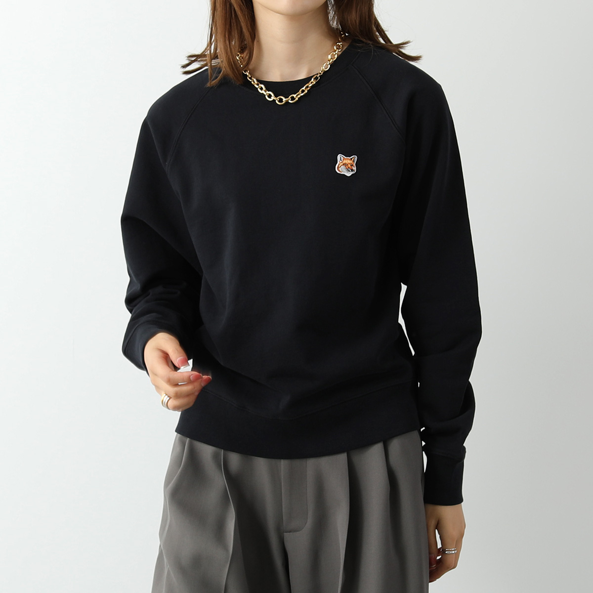 MAISON KITSUNE（メゾン キツネ） スウェットシャツ FOX HEAD